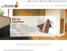 Tablet Screenshot of normandieecocombustibles.fr